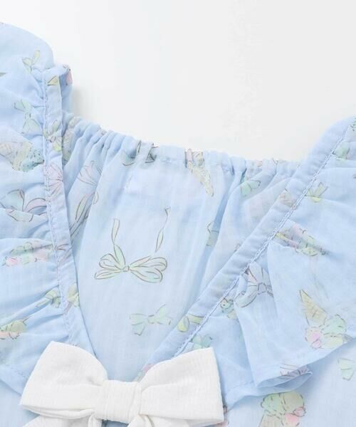 SLAP SLIP / スラップ スリップ ミニ丈・ひざ丈ワンピース | アイス柄プリントシアーチェックワンピース(80~130cm) | 詳細16