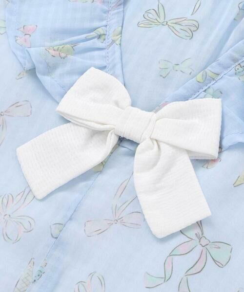 SLAP SLIP / スラップ スリップ ミニ丈・ひざ丈ワンピース | アイス柄プリントシアーチェックワンピース(80~130cm) | 詳細17