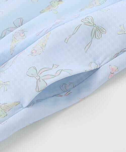 SLAP SLIP / スラップ スリップ ミニ丈・ひざ丈ワンピース | アイス柄プリントシアーチェックワンピース(80~130cm) | 詳細18