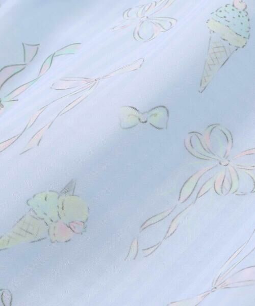 SLAP SLIP / スラップ スリップ ミニ丈・ひざ丈ワンピース | アイス柄プリントシアーチェックワンピース(80~130cm) | 詳細20