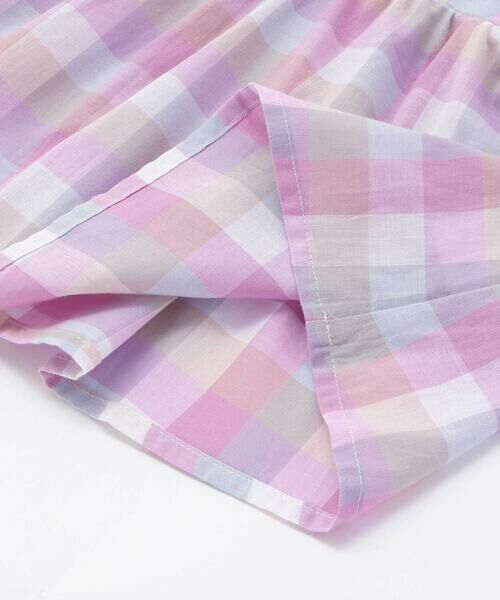 SLAP SLIP / スラップ スリップ シャツ・ブラウス | マドラスチェック肩フリルチュニック(90~130cm) | 詳細11