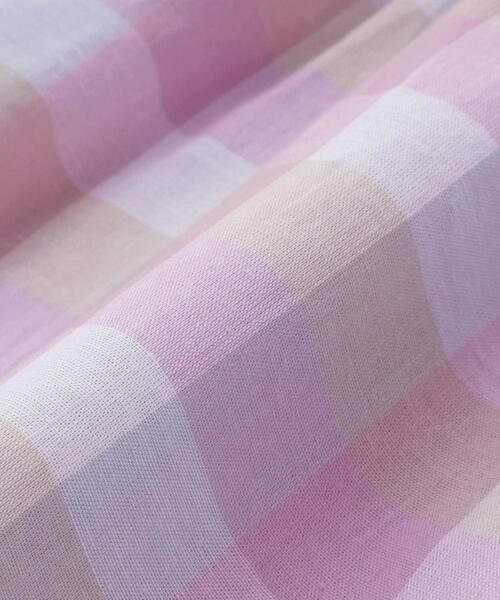 SLAP SLIP / スラップ スリップ シャツ・ブラウス | マドラスチェック肩フリルチュニック(90~130cm) | 詳細12