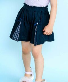 SLAP SLIP / スラップ スリップ ショート・ハーフ・半端丈パンツ | リボン付きタックショートパンツ(90~130cm)