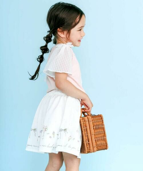 SLAP SLIP / スラップ スリップ ショート・ハーフ・半端丈パンツ | リボンアイス裾プリントスカパン(90~130cm) | 詳細3