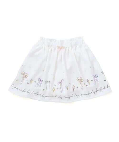 SLAP SLIP / スラップ スリップ ショート・ハーフ・半端丈パンツ | リボンアイス裾プリントスカパン(90~130cm) | 詳細4