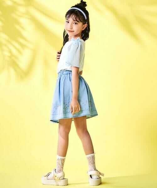 SLAP SLIP / スラップ スリップ ショート・ハーフ・半端丈パンツ | リボンアイス裾プリントスカパン(90~130cm) | 詳細9