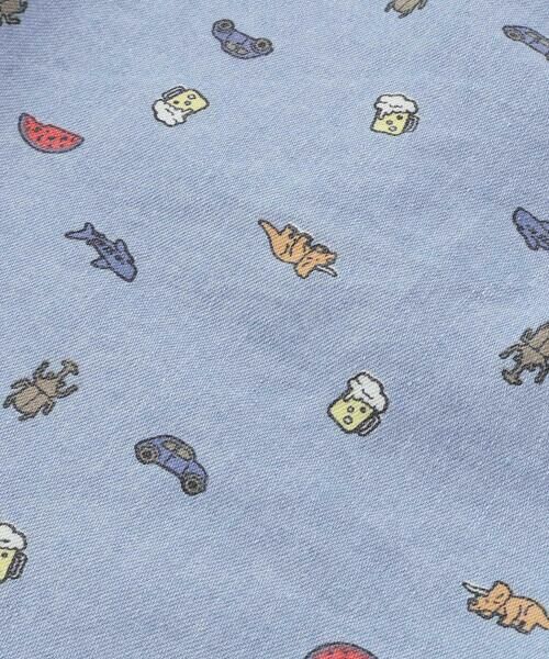 SLAP SLIP / スラップ スリップ ショート・ハーフ・半端丈パンツ | ツイルデニム総柄プリントハーフパンツ(80~130cm) | 詳細14