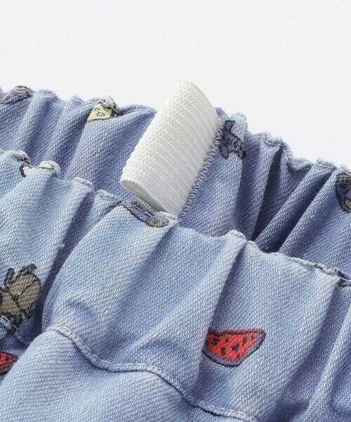 SLAP SLIP / スラップ スリップ ショート・ハーフ・半端丈パンツ | ツイルデニム総柄プリントハーフパンツ(80~130cm) | 詳細15