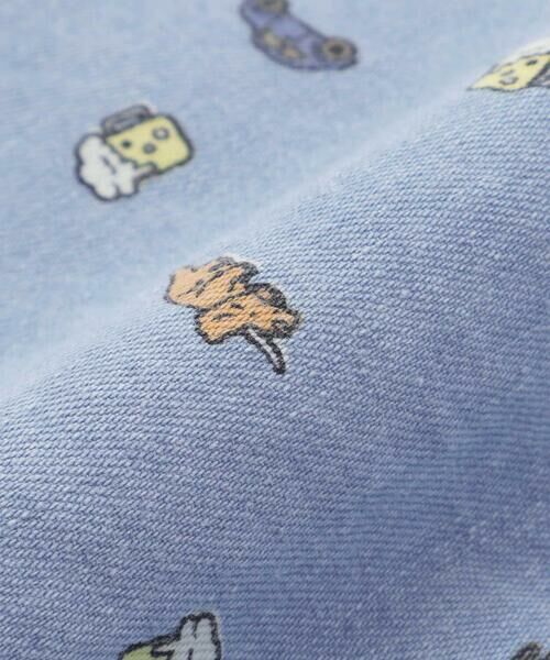 SLAP SLIP / スラップ スリップ ショート・ハーフ・半端丈パンツ | ツイルデニム総柄プリントハーフパンツ(80~130cm) | 詳細16