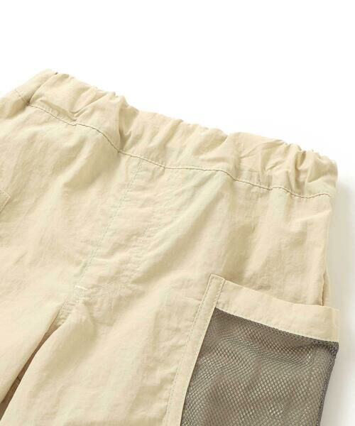 SLAP SLIP / スラップ スリップ ショート・ハーフ・半端丈パンツ | 【水陸両用/水にぬれると柄が浮き出る！？】恐竜総柄メッシュポケットハーフパンツ(80~130cm) | 詳細9