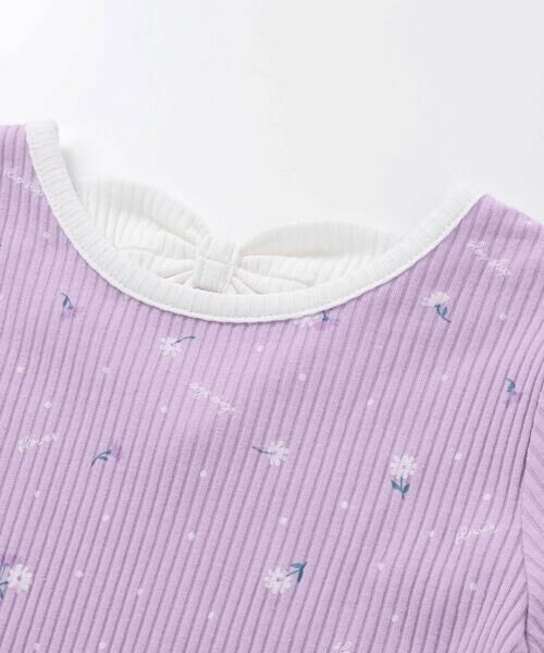 SLAP SLIP / スラップ スリップ Tシャツ | 花柄バックリボンTシャツ(80~130cm) | 詳細14