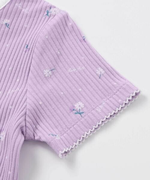 SLAP SLIP / スラップ スリップ Tシャツ | 花柄バックリボンTシャツ(80~130cm) | 詳細15