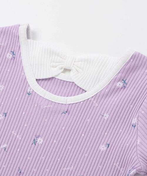 SLAP SLIP / スラップ スリップ Tシャツ | 花柄バックリボンTシャツ(80~130cm) | 詳細16