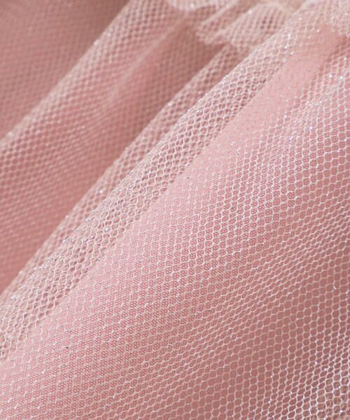 SLAP SLIP / スラップ スリップ Tシャツ | 肩リボンチュールキャミソールドッキングTシャツ(80~130cm) | 詳細20