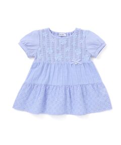 SLAP SLIP / スラップ スリップ シャツ・ブラウス | お花レースティアードトップス(80~130cm)