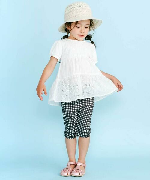 SLAP SLIP / スラップ スリップ シャツ・ブラウス | お花レースティアードトップス(80~130cm) | 詳細2