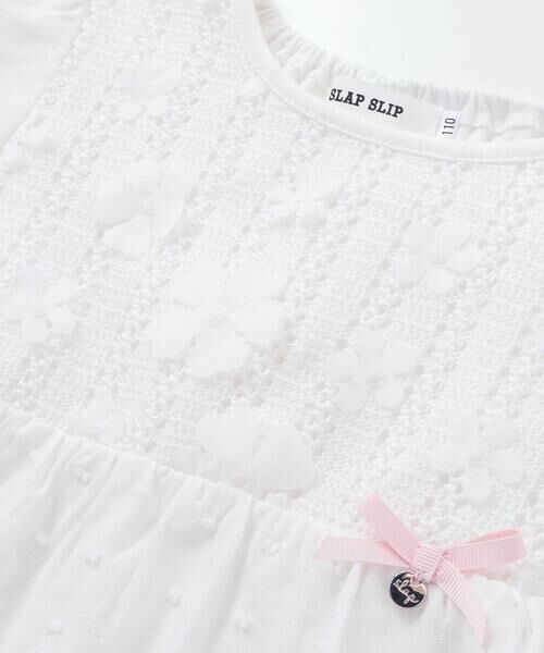SLAP SLIP / スラップ スリップ シャツ・ブラウス | お花レースティアードトップス(80~130cm) | 詳細6