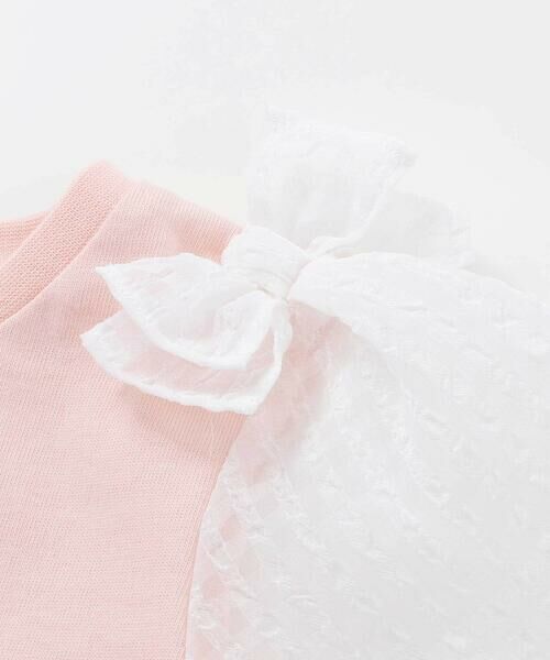 SLAP SLIP / スラップ スリップ Tシャツ | 【吸汗速乾】アイスクリームケーキモチーフリボンシアースリーブTシャツ(80~130cm) | 詳細17