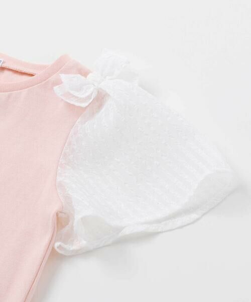 SLAP SLIP / スラップ スリップ Tシャツ | 【吸汗速乾】アイスクリームケーキモチーフリボンシアースリーブTシャツ(80~130cm) | 詳細18