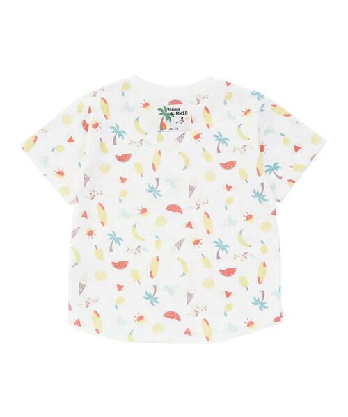 SLAP SLIP / スラップ スリップ Tシャツ | 【吸汗速乾】ビーチ海総柄半袖Tシャツ(80~130cm) | 詳細4