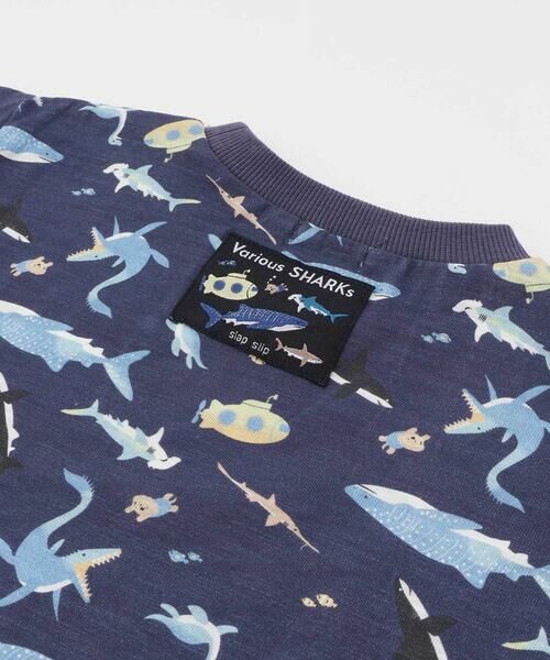 SLAP SLIP / スラップ スリップ Tシャツ | 【吸汗速乾】ビーチ海総柄半袖Tシャツ(80~130cm) | 詳細11