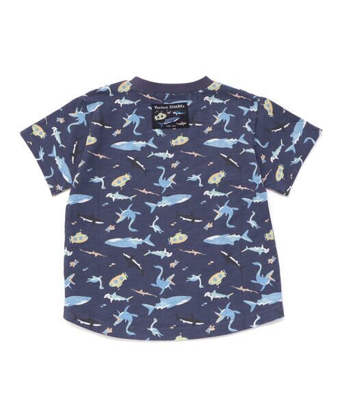 SLAP SLIP / スラップ スリップ Tシャツ | 【吸汗速乾】ビーチ海総柄半袖Tシャツ(80~130cm) | 詳細8