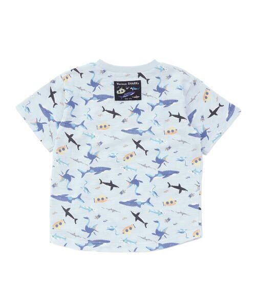 SLAP SLIP / スラップ スリップ Tシャツ | 【吸汗速乾】ビーチ海総柄半袖Tシャツ(80~130cm) | 詳細16