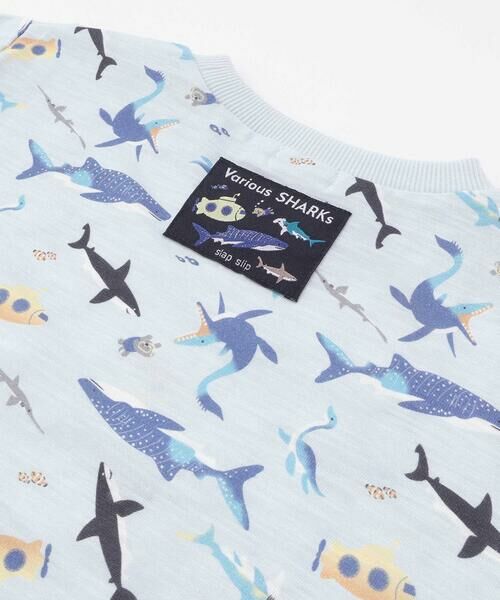 SLAP SLIP / スラップ スリップ Tシャツ | 【吸汗速乾】ビーチ海総柄半袖Tシャツ(80~130cm) | 詳細17