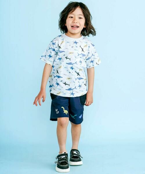 SLAP SLIP / スラップ スリップ Tシャツ | 【吸汗速乾】ビーチ海総柄半袖Tシャツ(80~130cm) | 詳細19