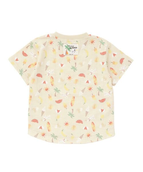 SLAP SLIP / スラップ スリップ Tシャツ | 【吸汗速乾】ビーチ海総柄半袖Tシャツ(80~130cm) | 詳細22