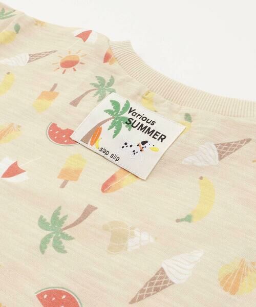 SLAP SLIP / スラップ スリップ Tシャツ | 【吸汗速乾】ビーチ海総柄半袖Tシャツ(80~130cm) | 詳細23