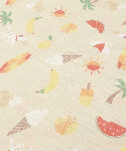 SLAP SLIP / スラップ スリップ Tシャツ | 【吸汗速乾】ビーチ海総柄半袖Tシャツ(80~130cm) | 詳細24