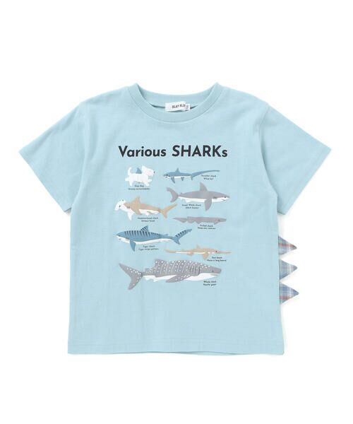 SLAP SLIP / スラップ スリップ Tシャツ | 【吸汗速乾】恐竜サメ図鑑風発泡プリントTシャツ(80~130cm) | 詳細4