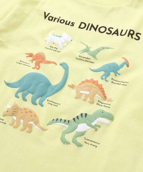 SLAP SLIP / スラップ スリップ Tシャツ | 【吸汗速乾】恐竜サメ図鑑風発泡プリントTシャツ(80~130cm) | 詳細17
