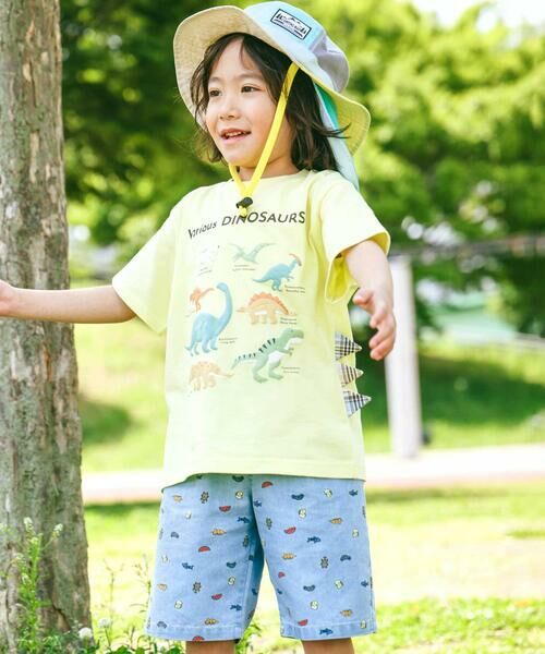 SLAP SLIP / スラップ スリップ Tシャツ | 【吸汗速乾】恐竜サメ図鑑風発泡プリントTシャツ(80~130cm) | 詳細14