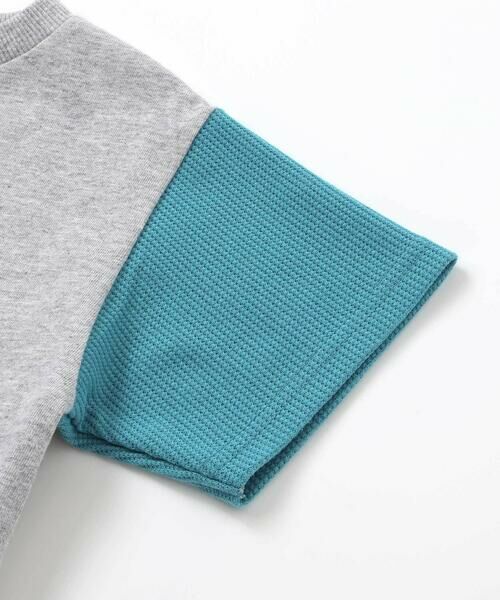 SLAP SLIP / スラップ スリップ Tシャツ | 【吸汗速乾】ポケット付きいろんなモチーフ刺しゅう袖配色Tシャツ(80~130cm) | 詳細15