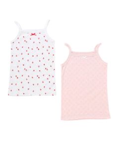 SLAP SLIP / スラップ スリップ その他インナー・ルームウェア | 【スララク/吸汗速乾】綿100%汗とムレにサラば！ときめきサラッとキャミソール2枚セット(80~130cm)