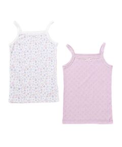 SLAP SLIP / スラップ スリップ その他インナー・ルームウェア | 【スララク/吸汗速乾】綿100%汗とムレにサラば！ときめきサラッとキャミソール2枚セット(80~130cm)