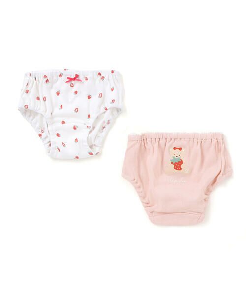 SLAP SLIP / スラップ スリップ その他インナー・ルームウェア | 【スララク/吸汗速乾】綿100%汗とムレにサラば！ときめきサラッとショーツ2枚セット(100~130cm) | 詳細1