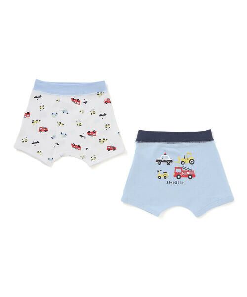 SLAP SLIP / スラップ スリップ その他インナー・ルームウェア | 【スララク/吸汗速乾】綿100%汗とムレにサラば！わくわくサラッとボクサーパンツ2枚セット(100~130cm) | 詳細1