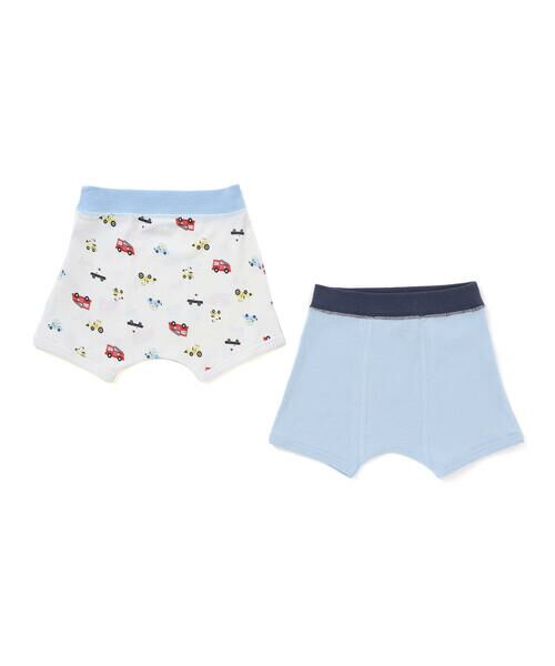 SLAP SLIP / スラップ スリップ その他インナー・ルームウェア | 【スララク/吸汗速乾】綿100%汗とムレにサラば！わくわくサラッとボクサーパンツ2枚セット(100~130cm) | 詳細2