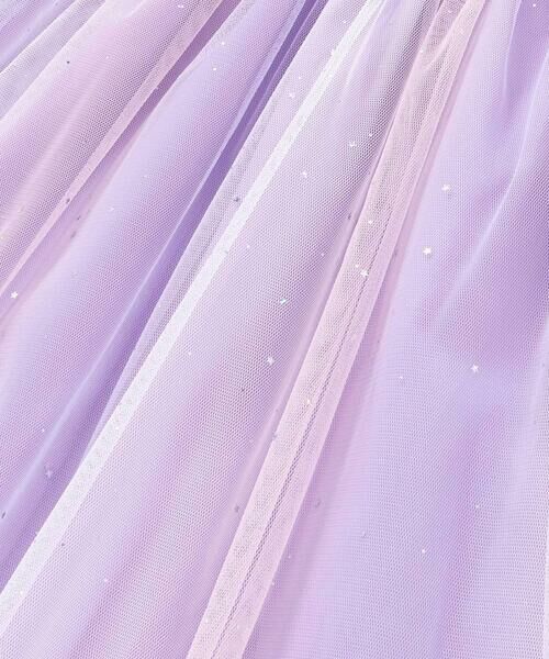 SLAP SLIP / スラップ スリップ ミニ丈・ひざ丈ワンピース | 【ケアベア×SLAP SLIP】キラキラプリント肩あきチュールワンピース(100~130cm) | 詳細19