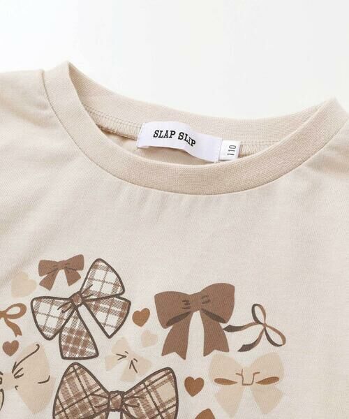 SLAP SLIP / スラップ スリップ セットアップ | 【お揃い】チェックティアードキャミソール+フロントプリント長袖カットソー2点セット(90~130cm) | 詳細19