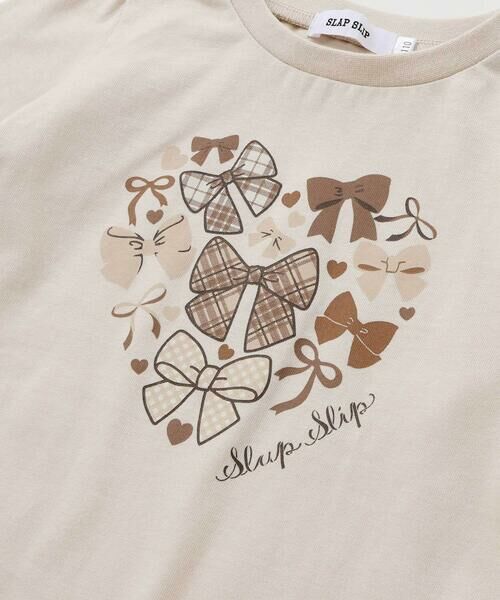 SLAP SLIP / スラップ スリップ セットアップ | 【お揃い】チェックティアードキャミソール+フロントプリント長袖カットソー2点セット(90~130cm) | 詳細21
