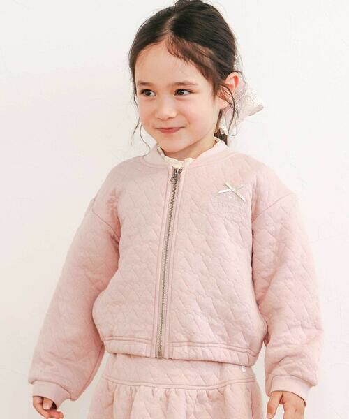 SLAP SLIP / スラップ スリップ セットアップ | ギュギュっとハート柄キルトジャケット+スカパンセットアップ(90~130cm) | 詳細2