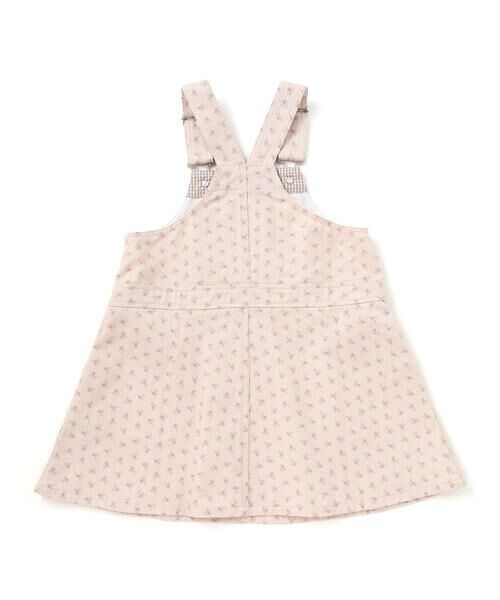 SLAP SLIP / スラップ スリップ ミニ・ひざ丈スカート | デニムツイル総柄ジャンパースカート(80~130cm) | 詳細4