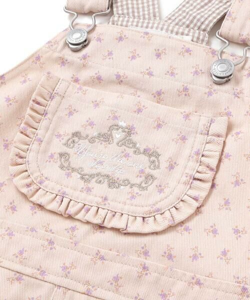 SLAP SLIP / スラップ スリップ ミニ・ひざ丈スカート | デニムツイル総柄ジャンパースカート(80~130cm) | 詳細5