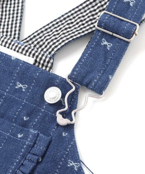 SLAP SLIP / スラップ スリップ ミニ・ひざ丈スカート | デニムツイル総柄ジャンパースカート(80~130cm) | 詳細12