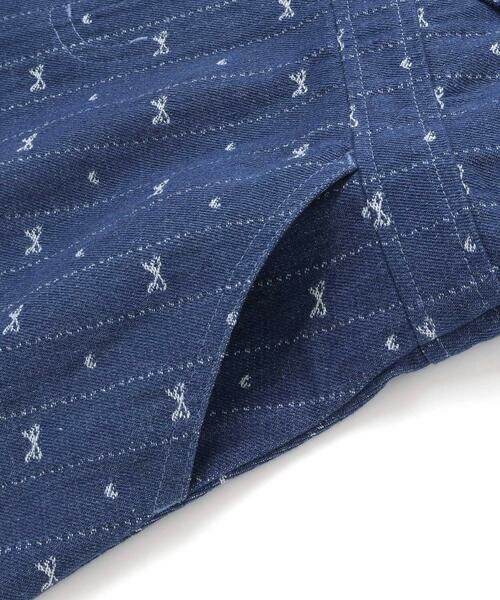 SLAP SLIP / スラップ スリップ ミニ・ひざ丈スカート | デニムツイル総柄ジャンパースカート(80~130cm) | 詳細14