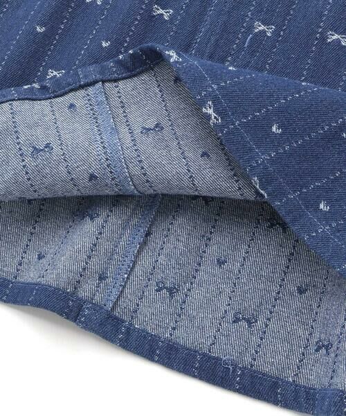 SLAP SLIP / スラップ スリップ ミニ・ひざ丈スカート | デニムツイル総柄ジャンパースカート(80~130cm) | 詳細15